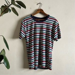 Distressed Vintage Striped Tee